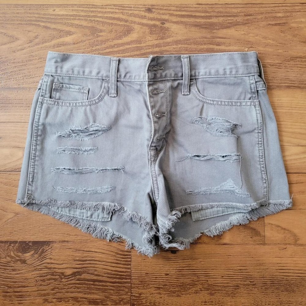 Hollister High-Rise Denim Short-Shorts - Size 7